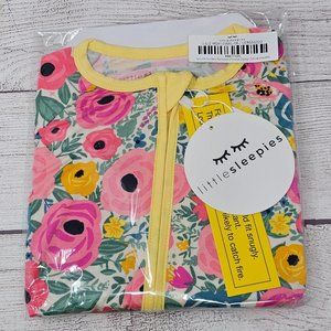 NIB Little Sleepies OG Secret Garden (Yellow trim) Zippy Size 18 - 24 months